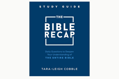 The Bible Recap Study Guide – spiral-bound edition that lays flat for daily study.